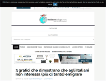 Tablet Screenshot of italiansinfuga.com